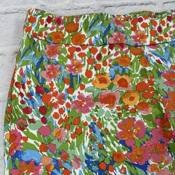 J.MCLAUGHLIN Womens Masie Ankle Pants Size 12 Caprice Floral Pull On Stretch - Picture 13 of 16